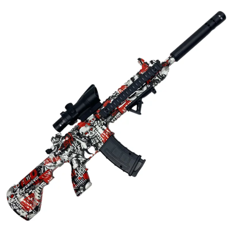 M416 GEL BLASTERS PUBG WEAPONS M4 RED/BLUE/BLACK