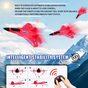 SU-27 RC Fighter Jet | 2.4G Glider Plane with LED | Amphibious Foam Aircraft | 3CH Control for Kids & Beginners - Image 7