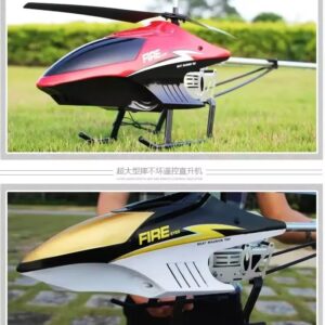 New RC Helicopter with LED | Drop-Resistant Toy Aircraft | 3.5CH Gyro Model | Kids Gift - 75cm - Image 8