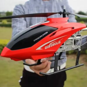 New RC Helicopter with LED | Drop-Resistant Toy Aircraft | 3.5CH Gyro Model | Kids Gift - 75cm - Image 6