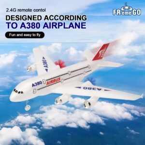 Airbus A380 RC Aircraft | 3CH Plane for Beginners – QQGearBD
