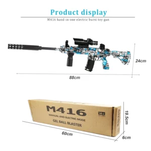 M416 Gel Ammo Blaster Gun – PUBG / Free Fire