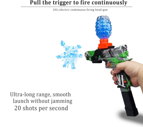 1911 Gel Blaster Gun – Eco-Friendly Tactical Edition | QQGEARBD - Image 5