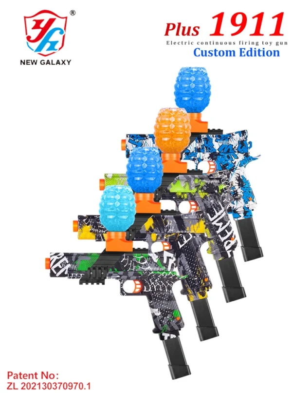 1911 Gel Blaster Toy Gun for Tactical & PUBG Players with Eye Glass & Ammo – QQGEARBD